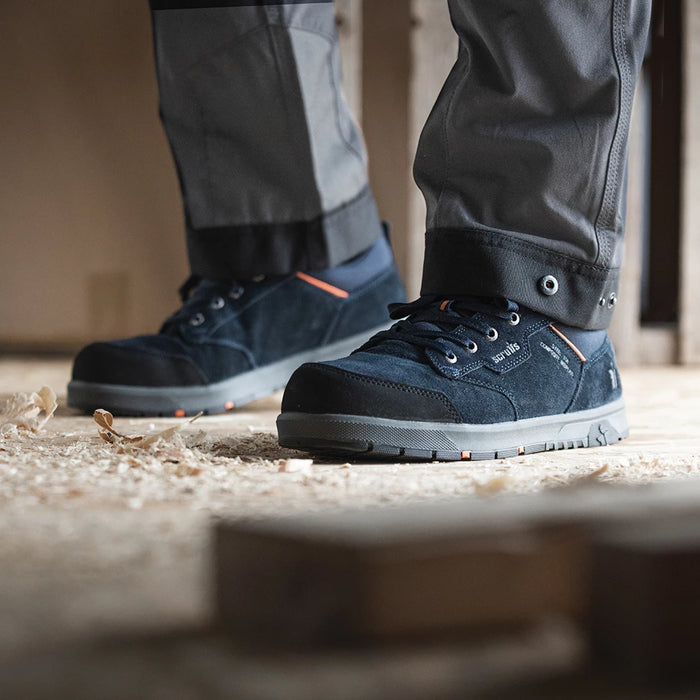 Scruffs Halo 3 Safety Trainers Navy | T54959