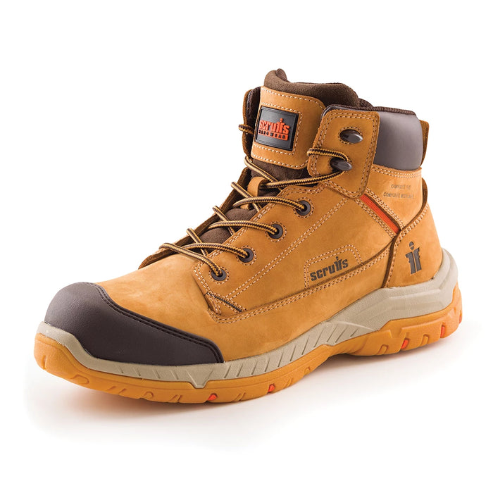 Solleret Safety Boots Tan | Scruffs