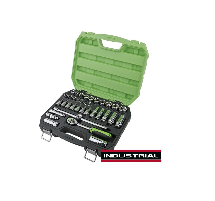 Jefferson Professional 35 Piece 3/8" Drive Socket Set | JEFSOC013 — SBT ...