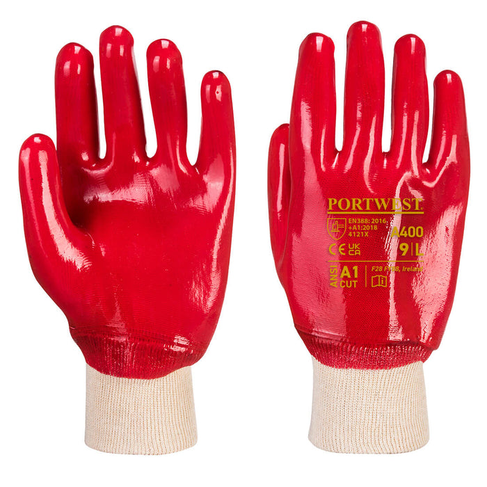 Portwest PVC Knitwrist Glove | A400
