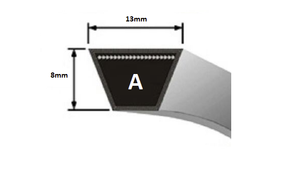 A39 V-Belt | A Section Belt - SBT Ltd. 