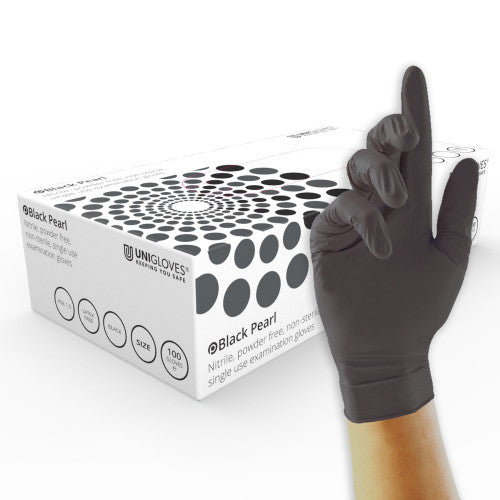 Disposable Nitrile Examination Gloves Full Pearl Range | UniGloves