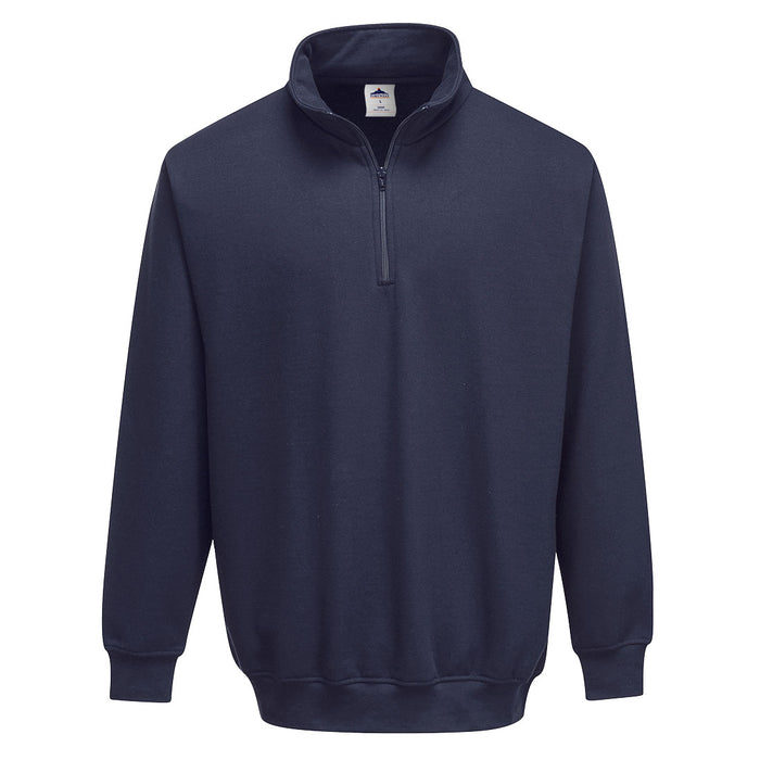 Sorrento Zip Neck Sweatshirt | Portwest