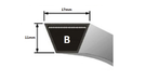 B39 V-Belt | B Section Belt - SBT Ltd. 