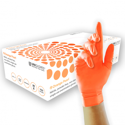 UniGloves Disposable Nitrile Examination Gloves Full Pearl Range