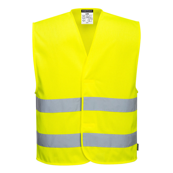 Portwest Hi-Vis Mesh Two Band Vest | C374