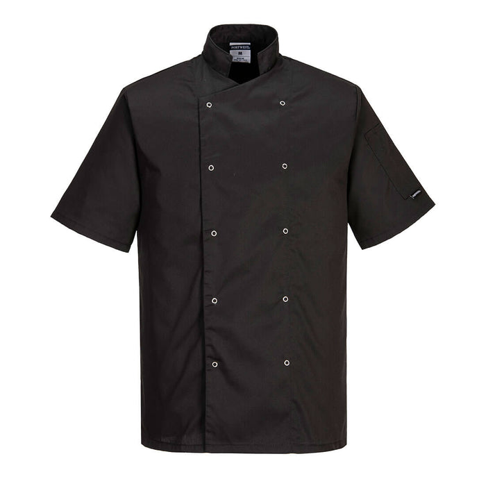 Portwest Cumbria Chefs Jacket Short Sleeved | C733