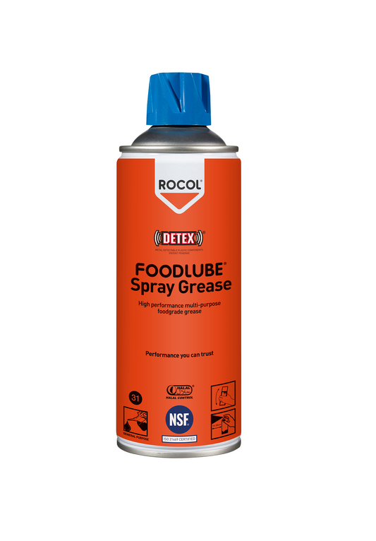 Rocol Food-Lube Spray Grease | 300ml Bottle