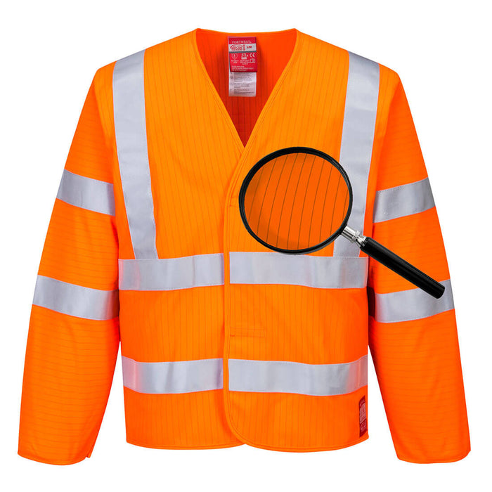 Hi-Vis Anti Static FR Jacket | Portwest