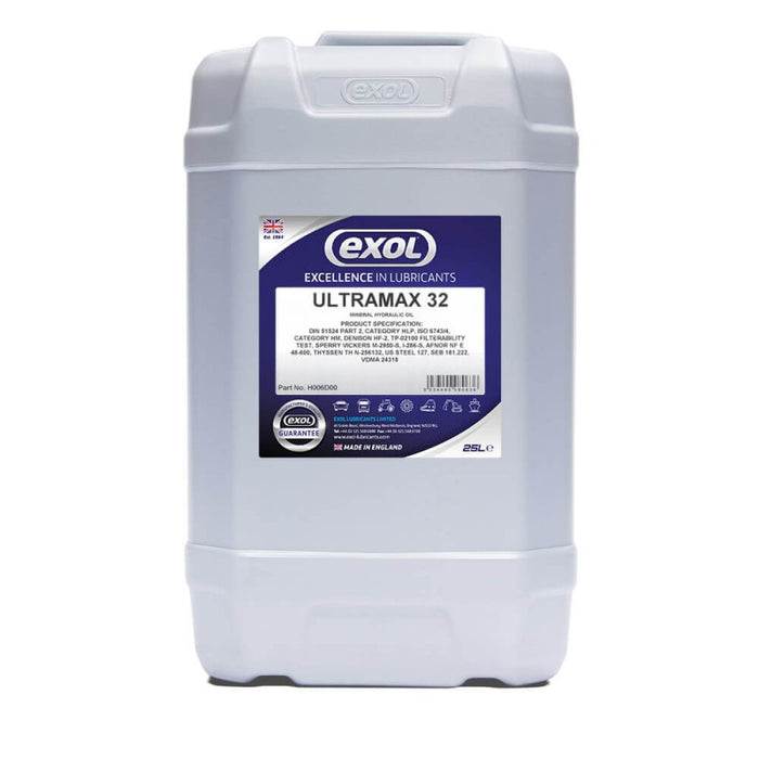 Ultramax 32 (H006) Hydraulic Oil | Exol