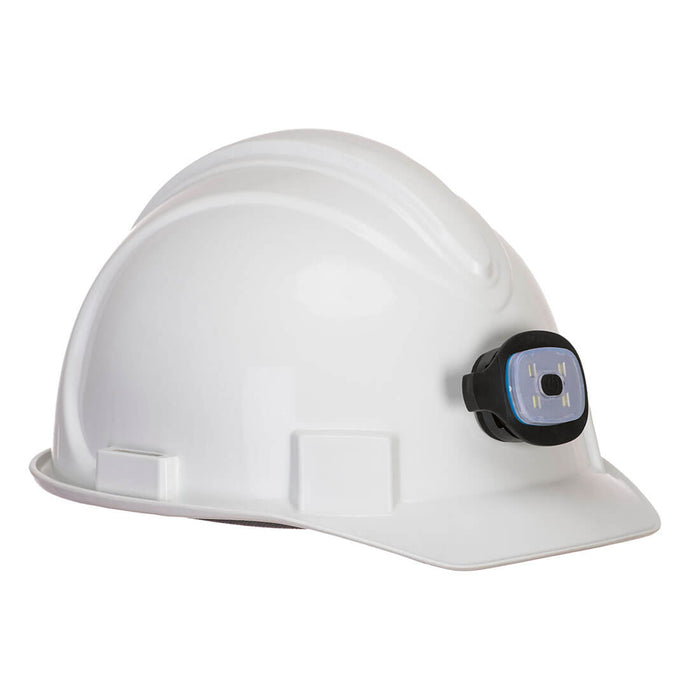 Portwest Magnetic USB Rechargeable Helmet Light With Hard Hat | HV29