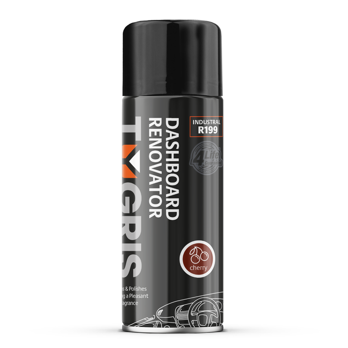 Tygris Scented Dashboard Cleaner & Renovator 400ml Spray | R205