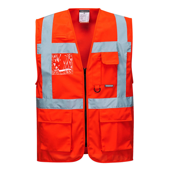 Berlin Hi-Vis Executive Vest | Portwest