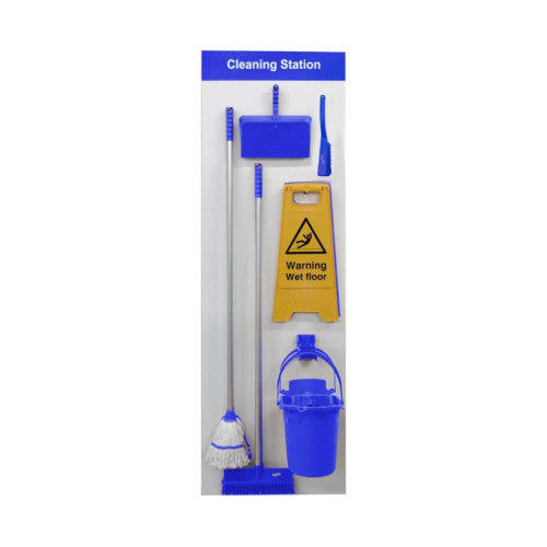 Centurion Cleaning Station Shadow Board, Stocked | SB-BD02