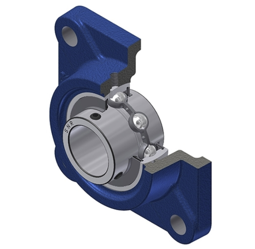 UCF208 | Metric 4 Bolt Square Flanged Bearing Unit - SBT Ltd. 