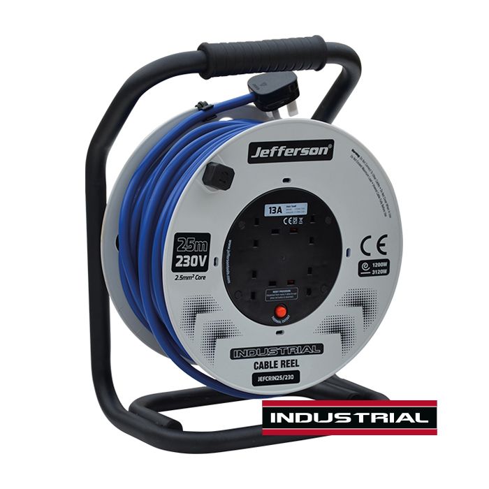 Jefferson Professional Industrial Cable Reels & Extension Leads | JEFCRPR