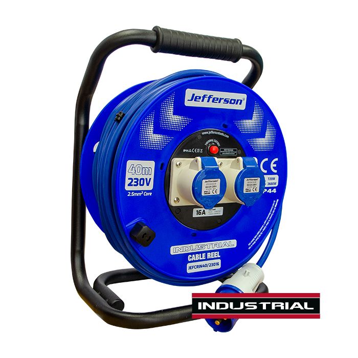Jefferson Professional Industrial Cable Reels & Extension Leads | JEFCRPR