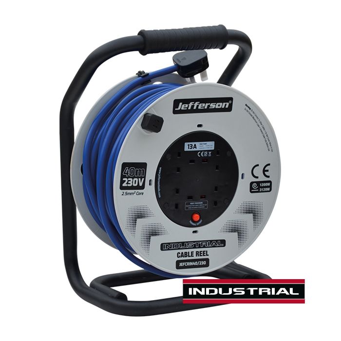 Jefferson Professional Industrial Cable Reels & Extension Leads | JEFCRPR