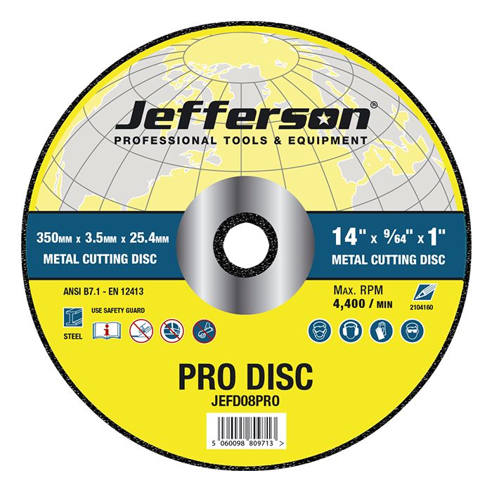 Jefferson Professional Metal Cutting Abrasive Discs | JEFD