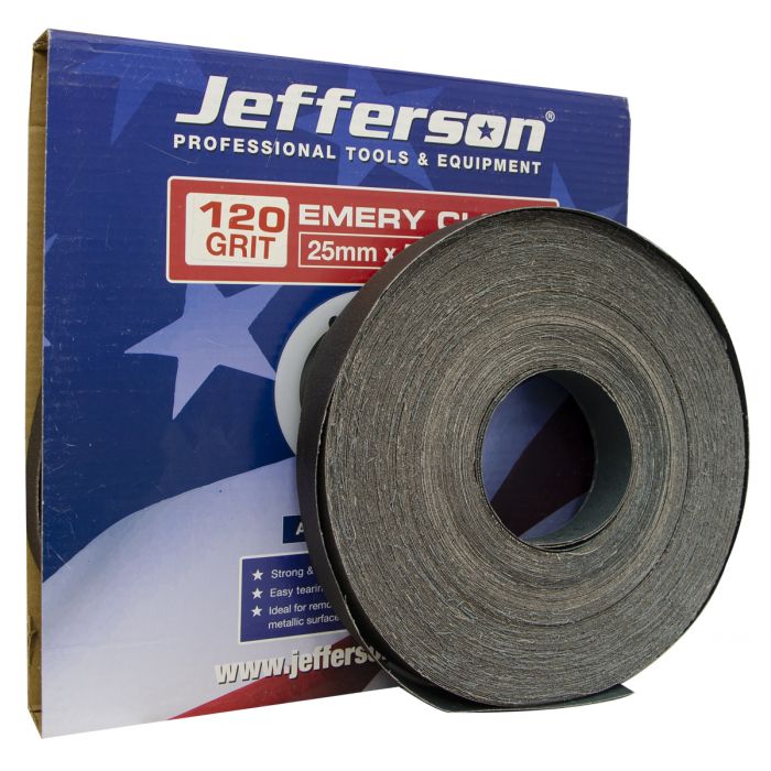 Jefferson Professional Emery Cloth Roll 50M | JEFEMYR2550