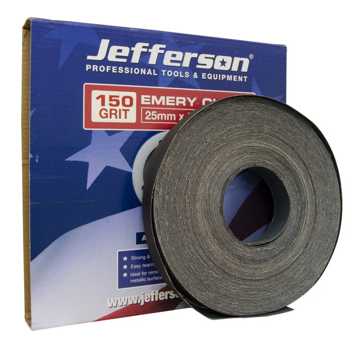 Jefferson Professional Emery Cloth Roll 50M | JEFEMYR2550
