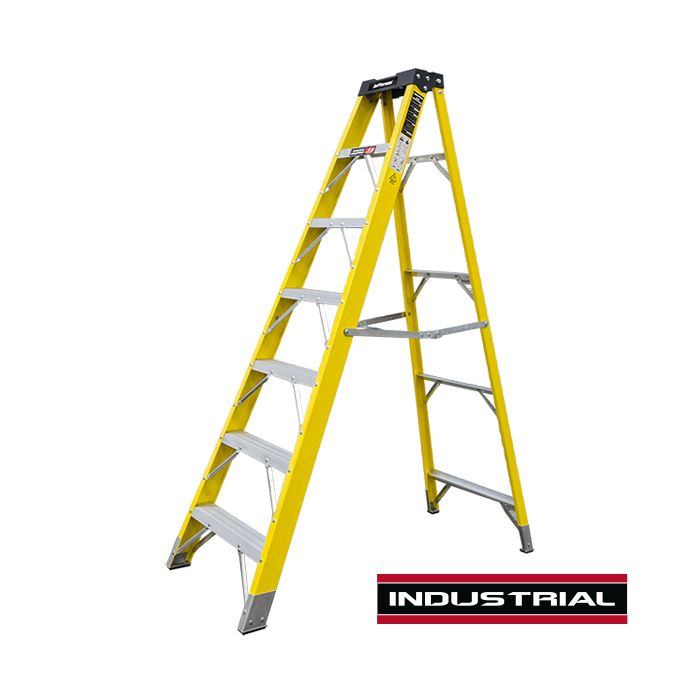 Jefferson Professional Fibreglass Step Ladders 4 - 8 Tread | JEFLADFGLS