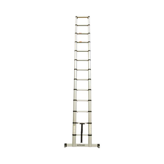 Safe Close Telescopic Ladder With Base Bar 3.8M | Jefferson Professional
