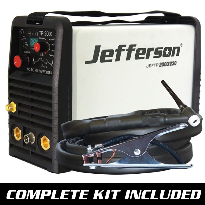 Jefferson Professional HF Pulse TIG Welder Kit 240V | KIT-JEFP